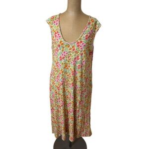 Natural Life Multi Color Floral Print Maxi Dress Size XS/Small